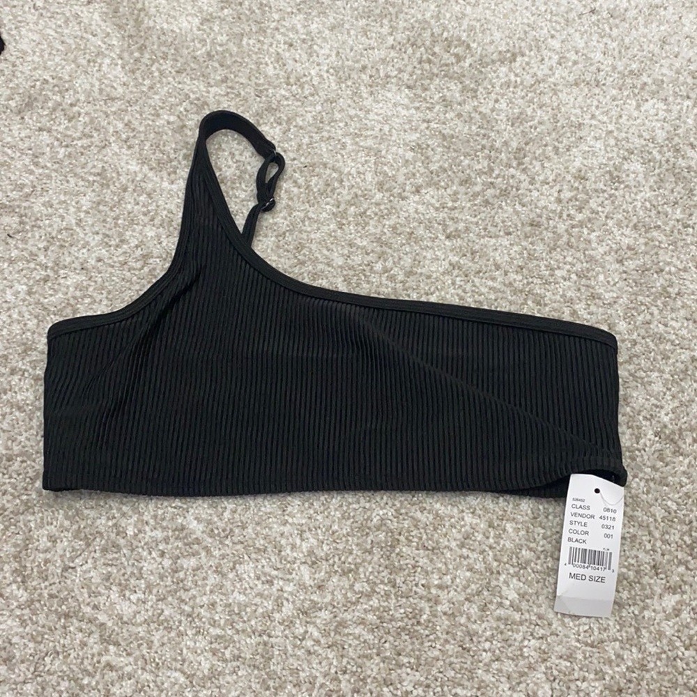 COPY - NWT One Shoulder Ribbed Top